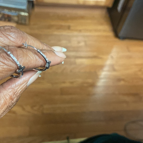 Sun Geuine Diamond Earrings - Picture 3 of 5